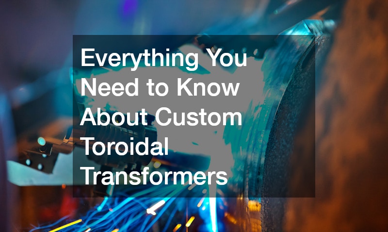 Everything You Need to Know About Custom Toroidal Transformers